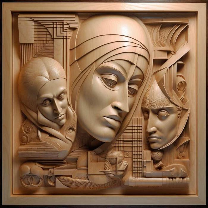 نموذج ثلاثي الأبعاد لآلة CNC 3D Art 